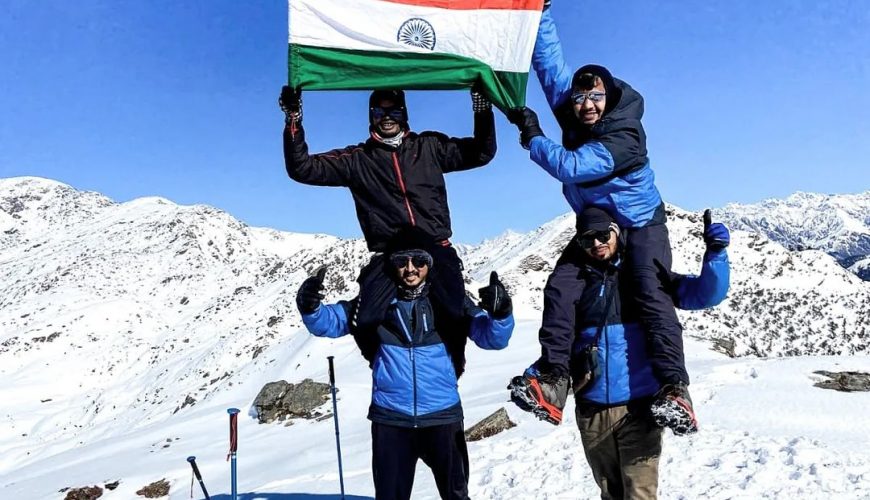 Best snow trek in india