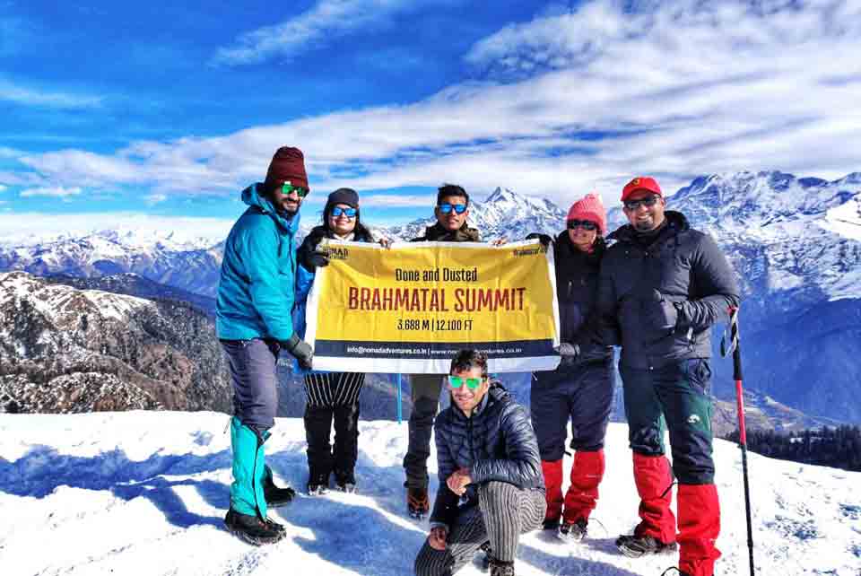 brahmatal trek best time